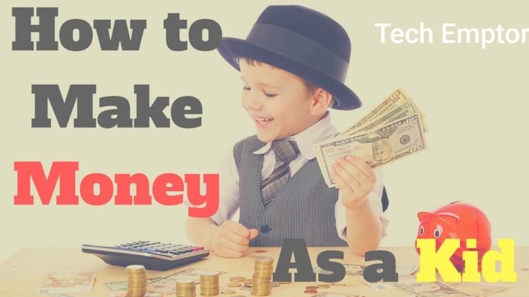 How to earn money as a kid