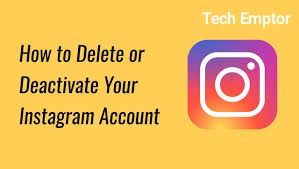 How to delete Instagram account