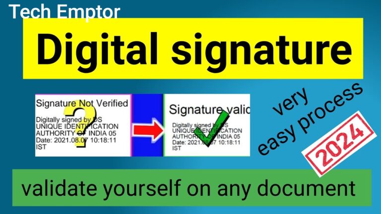 How to Verify Digital Signature in PDF